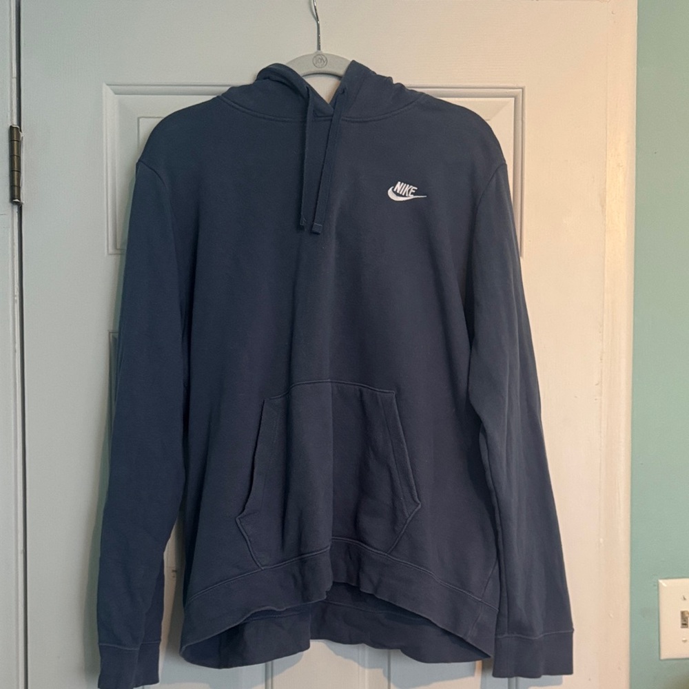 Nike Men's Dark Blue Pullover Hoodie